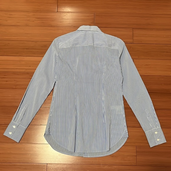 Ann Taylor Stripe Perfect Shirt Size 0 - Picture 2 of 4